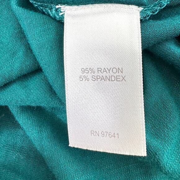 J. Jill Womens Button Front Midi Dress Size S P Floral Flowy Modest Green - Picture 5 of 7